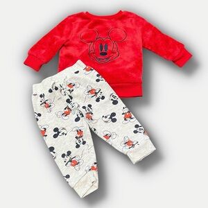 Disney Baby Girl & Baby Boy size 18 months, Mickey Mouse Fleece Jogger Set